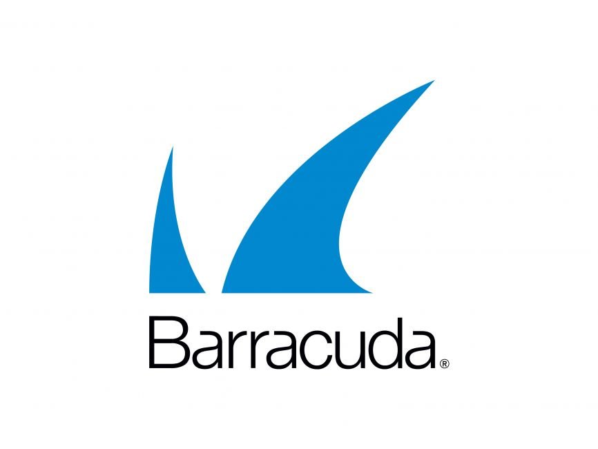 Barracuda Networks logo featuring two stylized blue shark fins with the word “Barracuda” below – trusted cybersecurity and email protection partner of TechExpects.